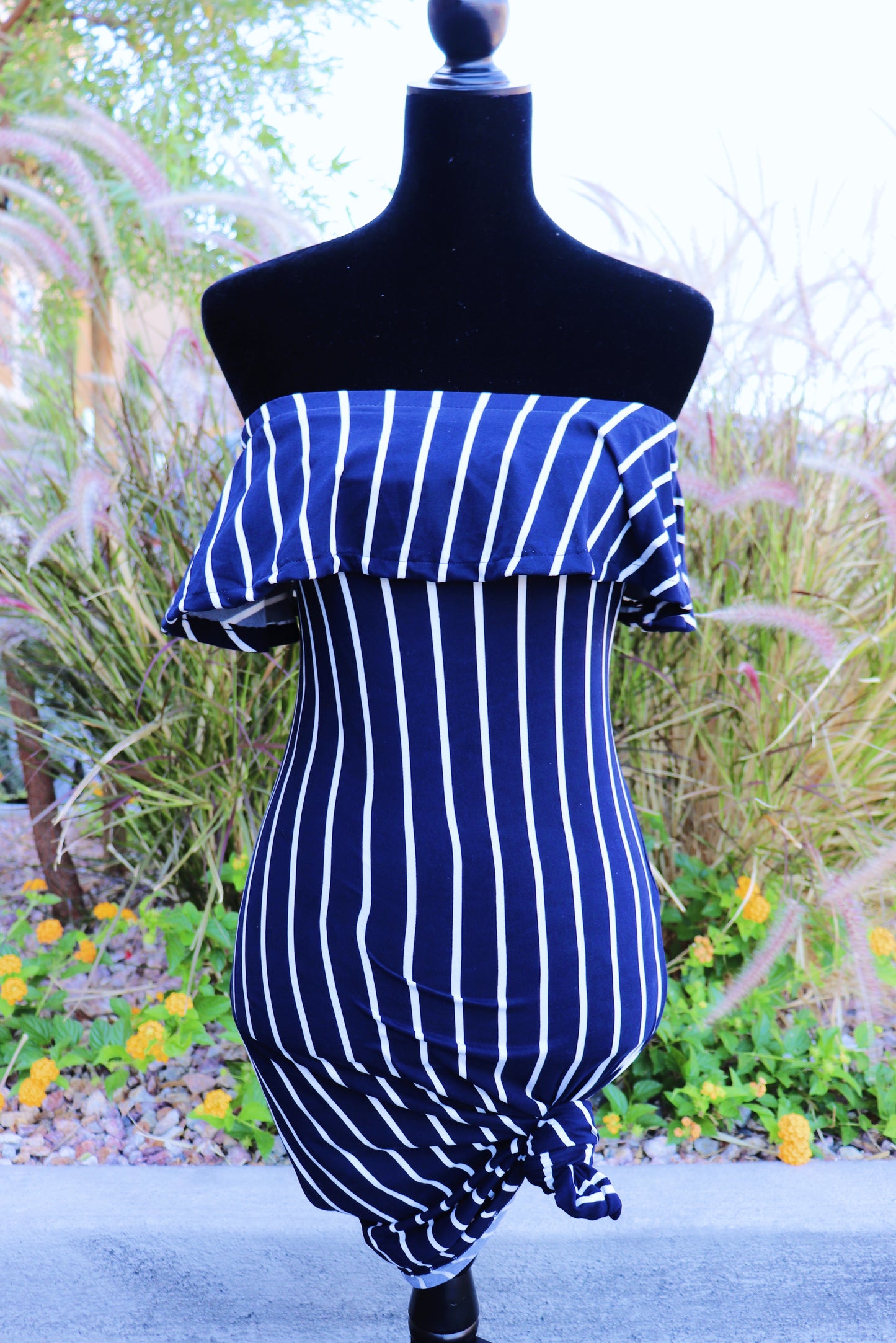 Cici Striped Dress (Plus Size)