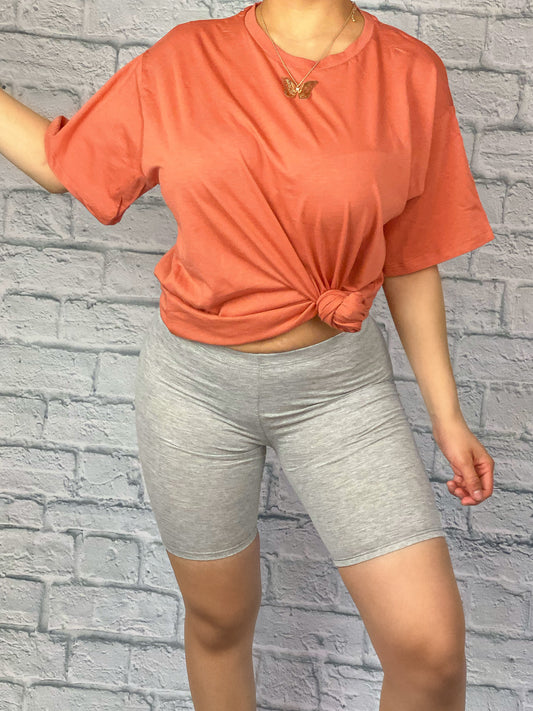 Casual Tee (Coral)