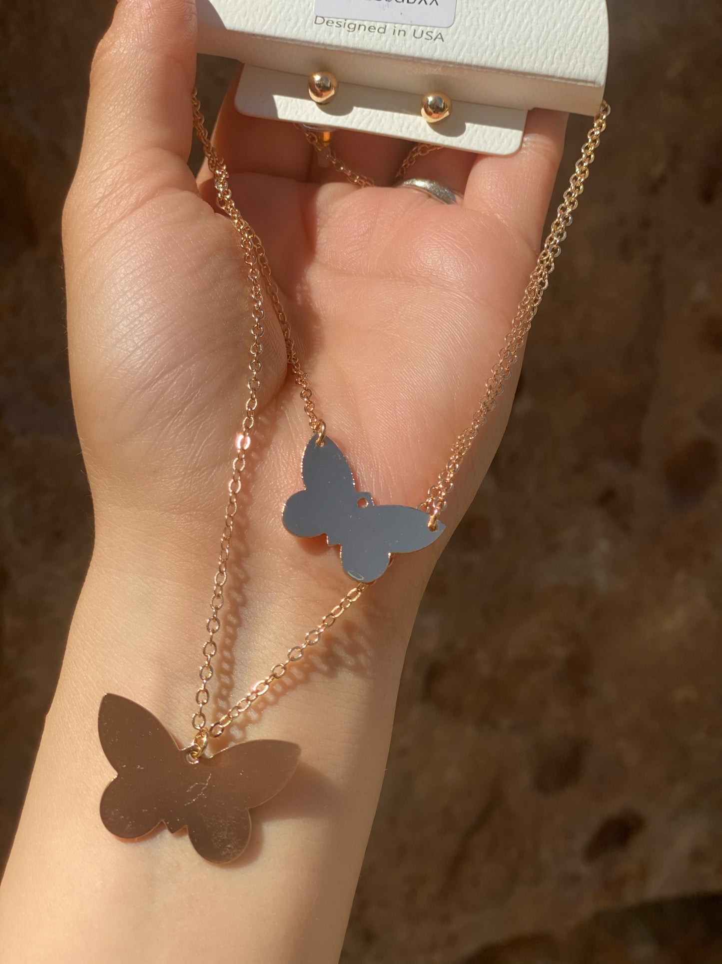 Butterfly Layers Necklace